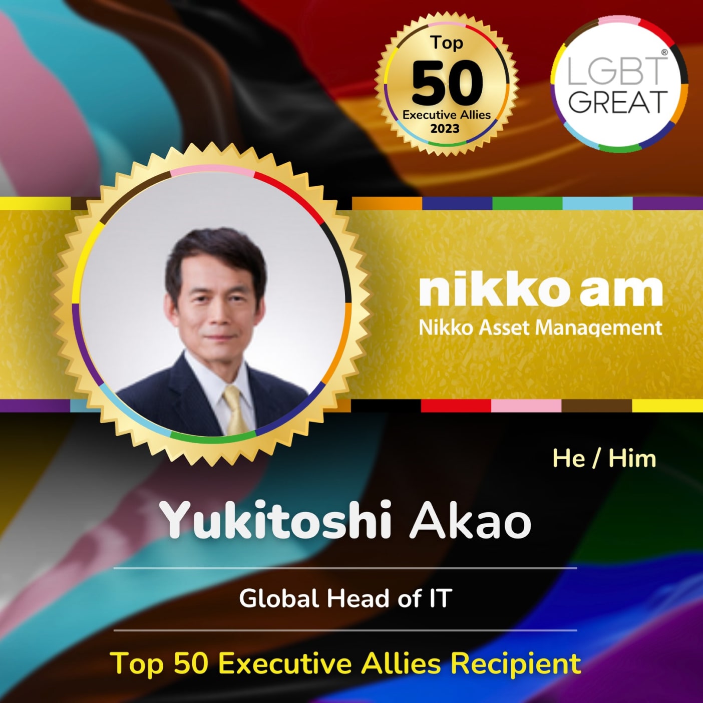 Yukitoshi Akao Top 50 Executive Ally